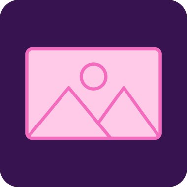 Web simgesi, harita gezinmesinin vektör illüstrasyonu