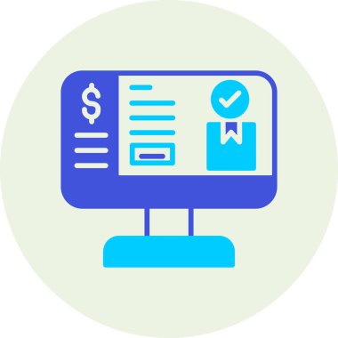 seo modern simgesinin vektör illüstrasyonu