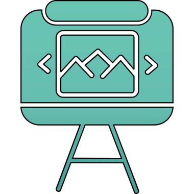 seo modern simgesinin vektör illüstrasyonu