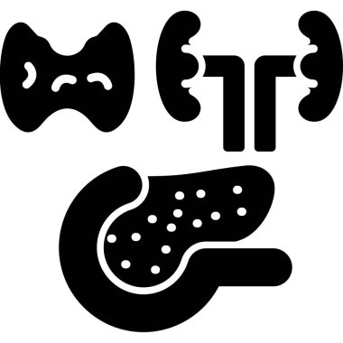 Bir insan simgesinin vektör illüstrasyonu