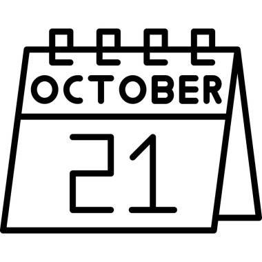 Takvim simgesi tasarımı, vektör illüstrasyonu