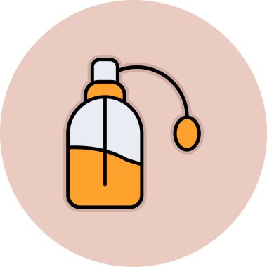 Bir cam simgenin vektör illüstrasyonu