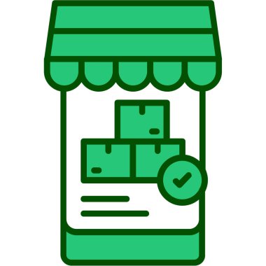 Dükkan. Basit tasarım