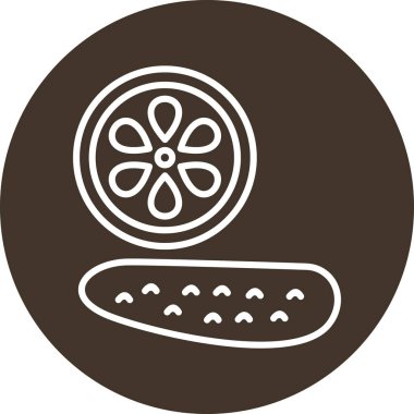 Gıda simgesinin vektör illüstrasyonu