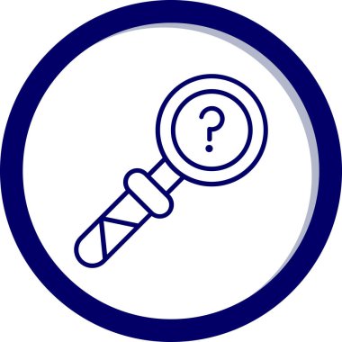 Ara. Web simgesi basit illüstrasyon