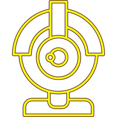 radar simgesi vektör illüstrasyonu