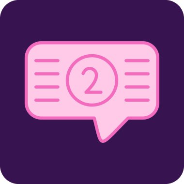 Konuş. Web simgesi basit illüstrasyon