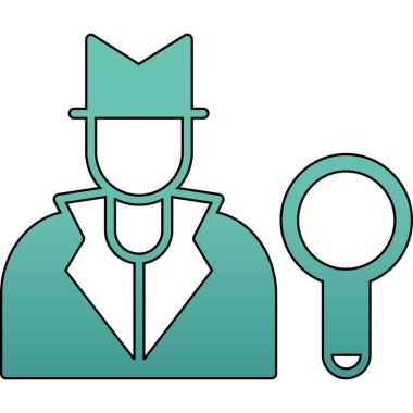 Büyüteç simge vektörlü doktor