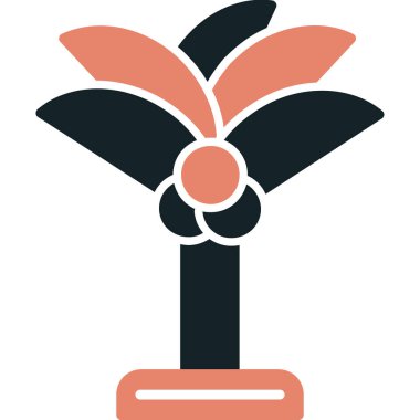 Çiçek. Web simgesi basit illüstrasyon