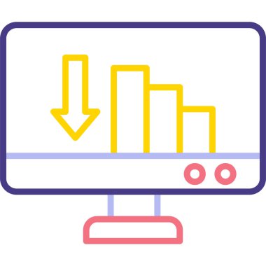 seo modern simgesinin vektör illüstrasyonu