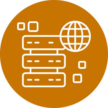 küresel ağ. Basit resimleme