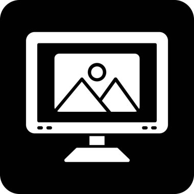 ekran vektör simgesini izle