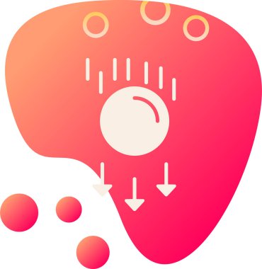 Kan hücreleri ikon vektör çizimi