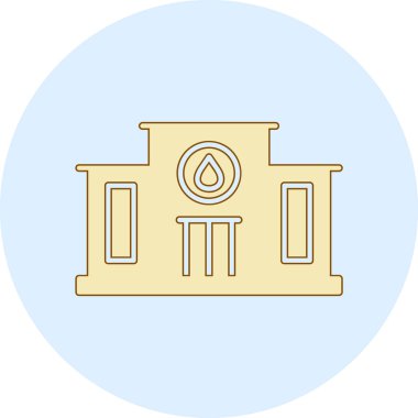 Bir simgenin vektör illüstrasyonu