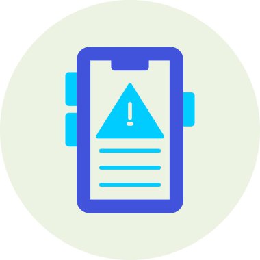 Cep telefonu. Web simgesi basit illüstrasyon