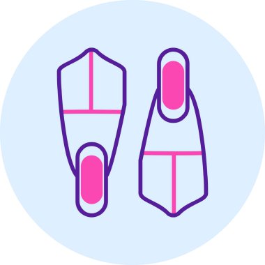 Modern simgenin vektör illüstrasyonu