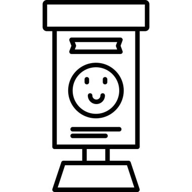 Bir kameranın vektör illüstrasyonu