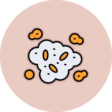 Kar vektörü illüstrasyonlu bulut