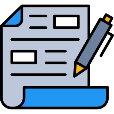 belge dosya yazma simgesi