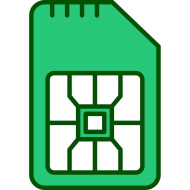 kart simge vektör çizim