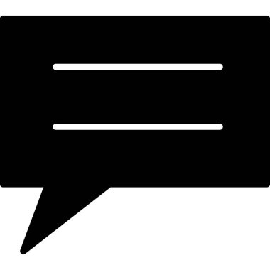 konuşma balonu ikonu vektör illüstrasyon tasarımı