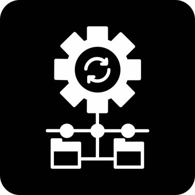 seo modern simgesinin vektör illüstrasyonu