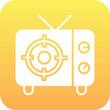 Modern b 'nin vektör illüstrasyonu radyo oynatıcısının ikonundan yoksun