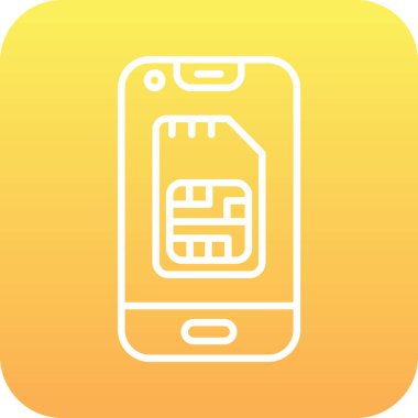 cep telefonu simgesi, vektör illüstrasyon tasarımı