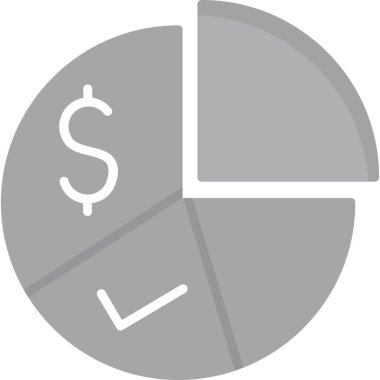 Dolar. Web simgesi basit illüstrasyon