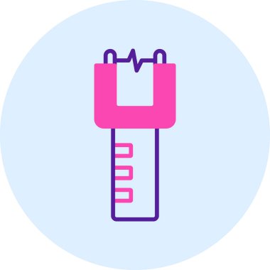 Termometre. Web simgesi basit illüstrasyon