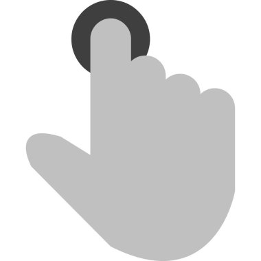 parmak jest simgesi katı biçimli