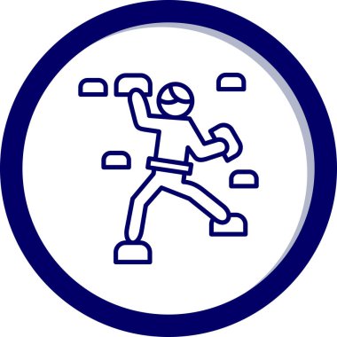 Beyzbol oyuncusu. Basit illüstrasyon