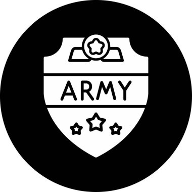 Kalkan simgesinin vektör illüstrasyonu