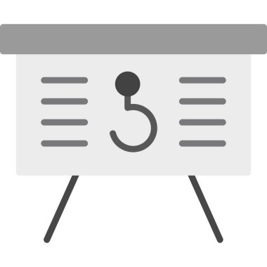 tablo simgesi, vektör illüstrasyonu