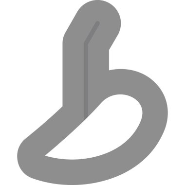 Termometre vektör simgesi. biçim özet sembolüdür, gri renk, gri arkaplan, beyaz arkaplan