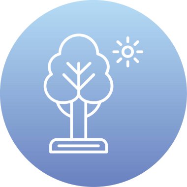 Vektör Ağacı Simgesi illüstrasyonu