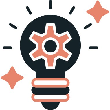 fikir simgesi, vektör illüstrasyonu