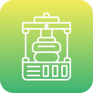 vektör benzin istasyonu simgesi