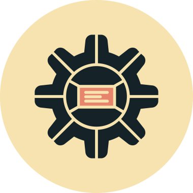 Modern simgenin vektör illüstrasyonu