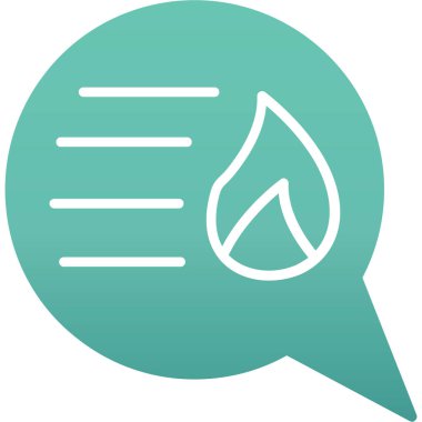 Konuş. Web simgesi basit illüstrasyon