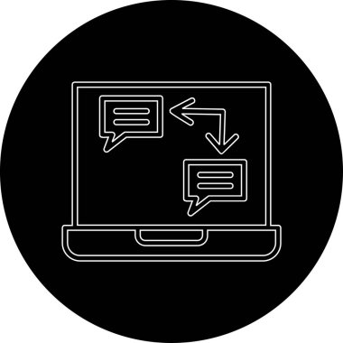 Vektör illüstrasyonu, seo modern simge