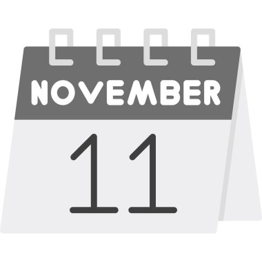 Kasım takvim simgesi tasarım