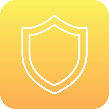 kalkan simgesi dijital vektörü