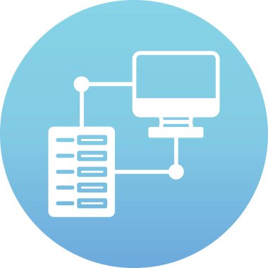 Ağ web simge vektör çizim