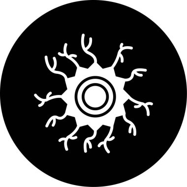 Virüs. Web simgesi basit illüstrasyon