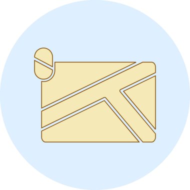 zarf simgesi vektör illüstrasyonu