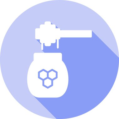 Bir arı simgesinin vektör illüstrasyonu