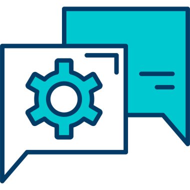 sohbet web simgesi basit tasarımı