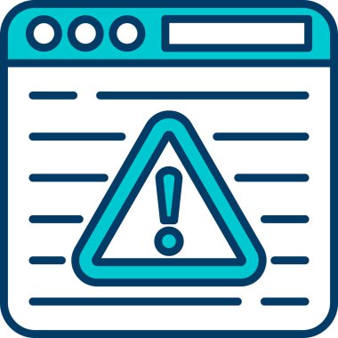 Alarm hatası uyarı simgesi - ana hatlar biçimi