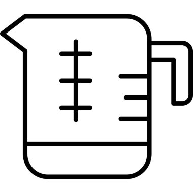 Benzin İstasyonu Vektör Satırı Simge Tasarımı